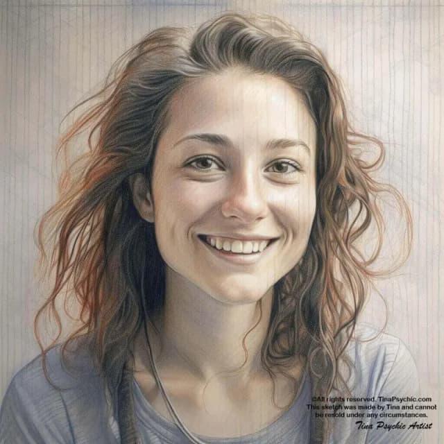 Exemplo 4 de Retrato da Alma Gêmea pela Vidente Iris - Desenho Psíquico Profissional Detalhado