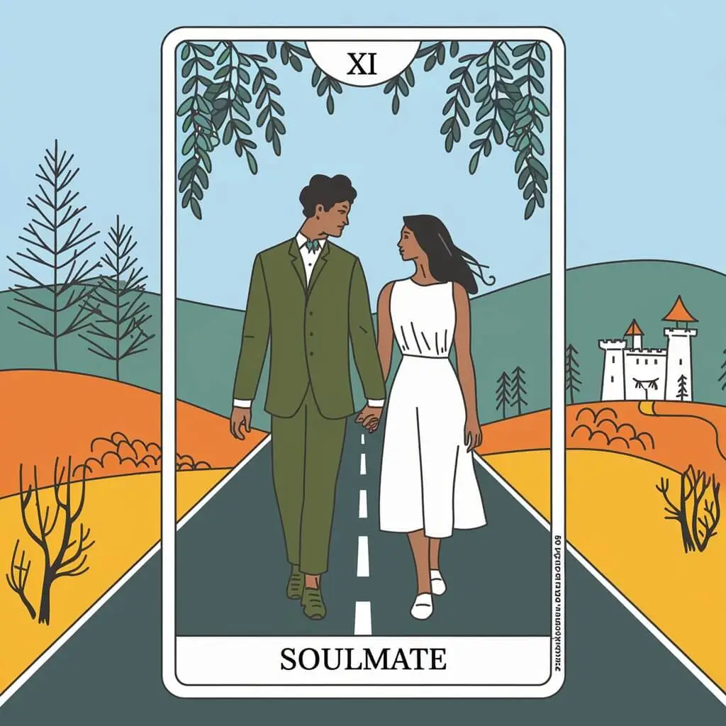 Sacred Soulmate Tarot Deck - Revealing Love's Mysteries Mystical Soulmate Tarot Cards - Your Gateway to Love's Wisdom