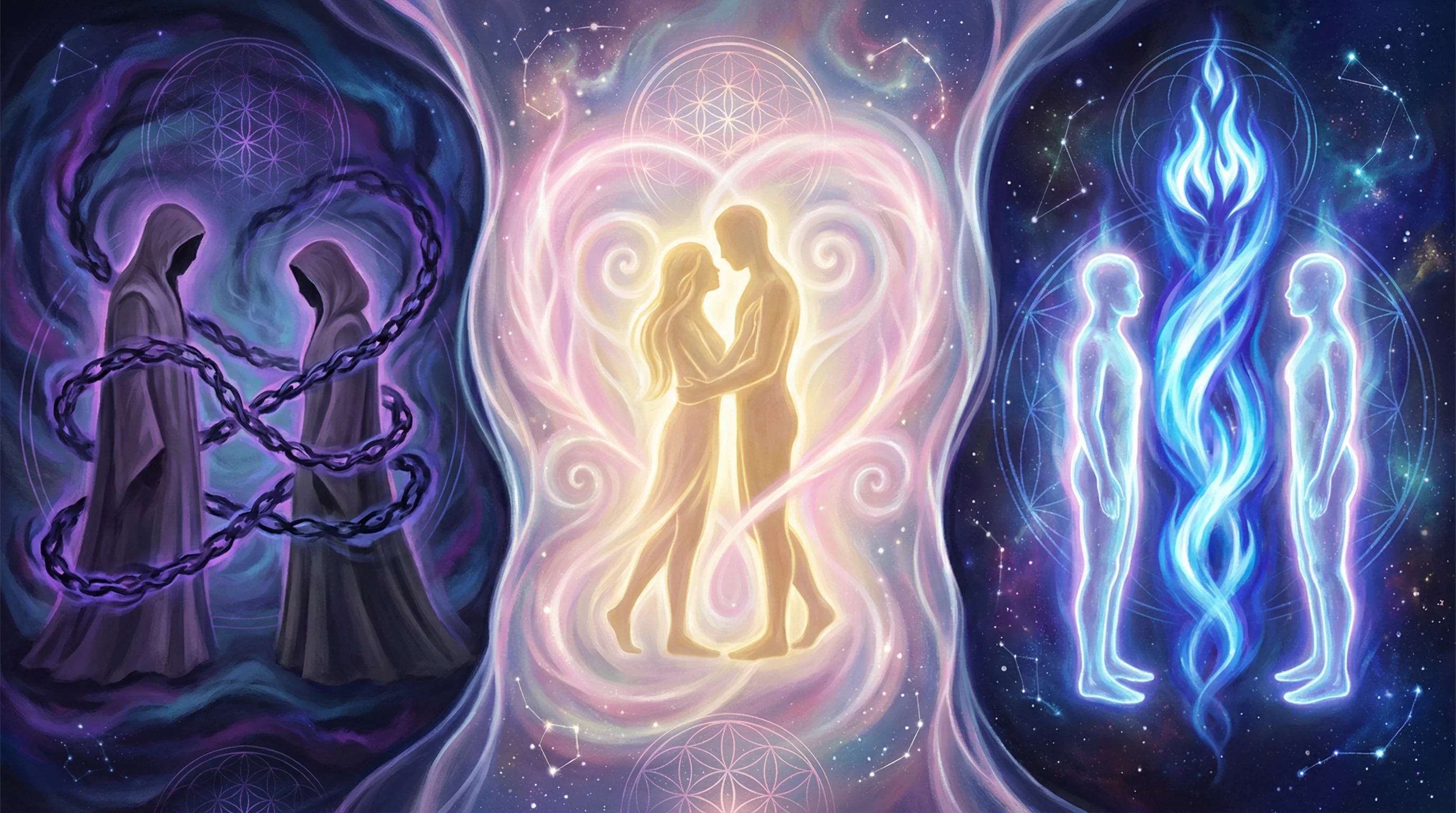 Soul Tie vs Soulmate vs Twin Flame: How to Tell the Difference and Heal Toxic Bonds - Learn the signs, symptoms, and healing steps for soul ties—and how they differ from soulmates and twin flames. Break unhealthy bonds and attract aligned love. Cover image for Soul Tie vs Soulmate vs Twin Flame: How to Tell the Difference and Heal Toxic Bonds - Learn the signs, symptoms, and healing steps for soul ties—and how they differ from soulmates and twin flames. Break unhealthy bonds and attract aligned love.